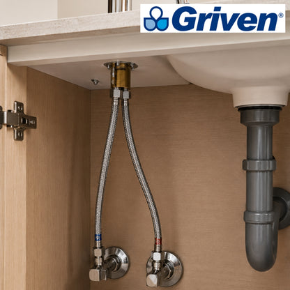MANGUERA FLEXIBLE PARA GRIFO MONOMANDO M10 X 3/8 IN DE 30 IN GV-HSB76-3-8 GRIVEN