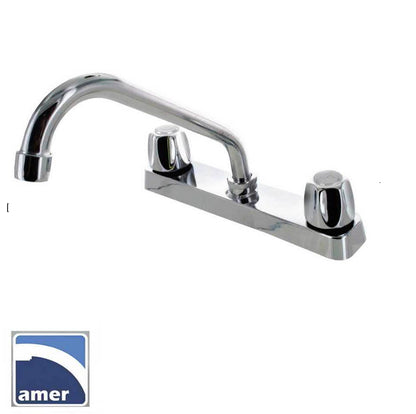 LLAVE PARA FREGADOR DOBLE DE 8 PULGADAS AMER