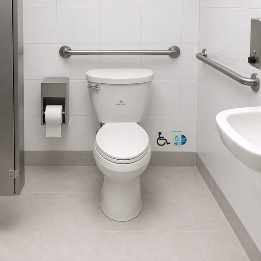 INODORO DOS PIEZAS ELONGADO COLOR BLANCO MAXIMA PLUS BRIGGS