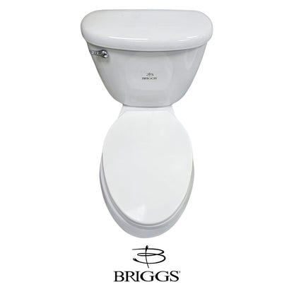 INODORO DOS PIEZAS ELONGADO COLOR BLANCO MAXIMA PLUS BRIGGS