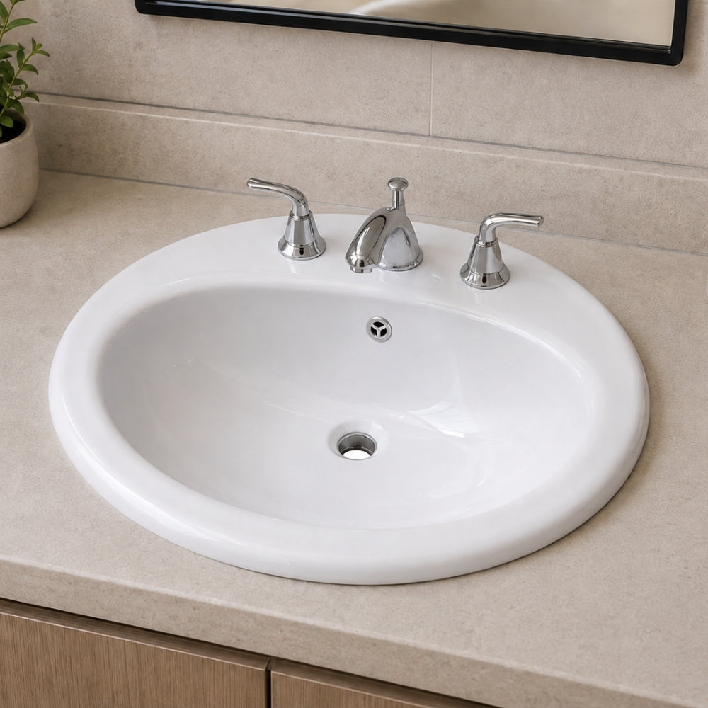LAVAMANO DE SOBREPONER BLANCO SR1UP  BALTIC (3 HUECO)