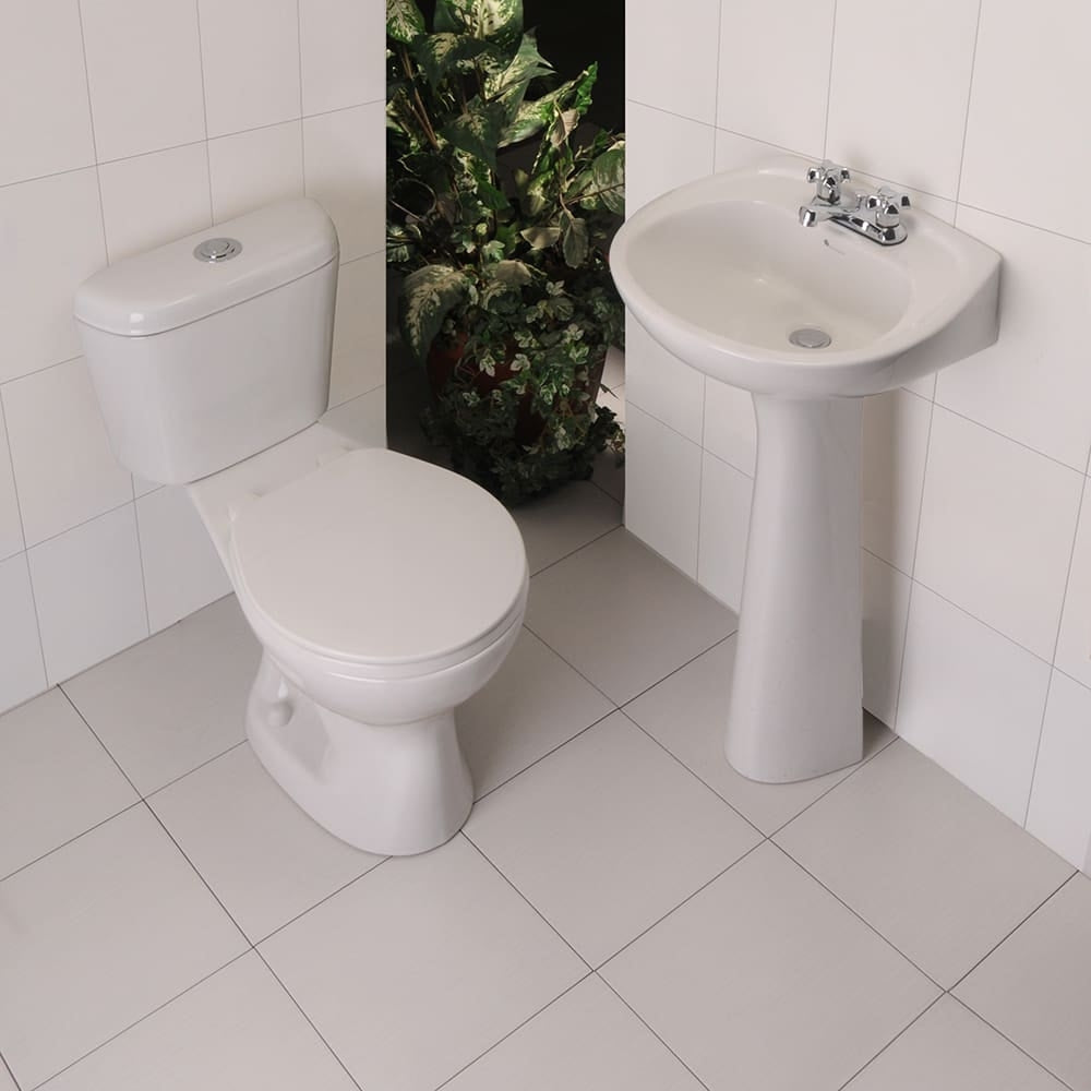 LAVAMANOS CON PEDESTAL FV GALA COLOR BLANCO E208-BL