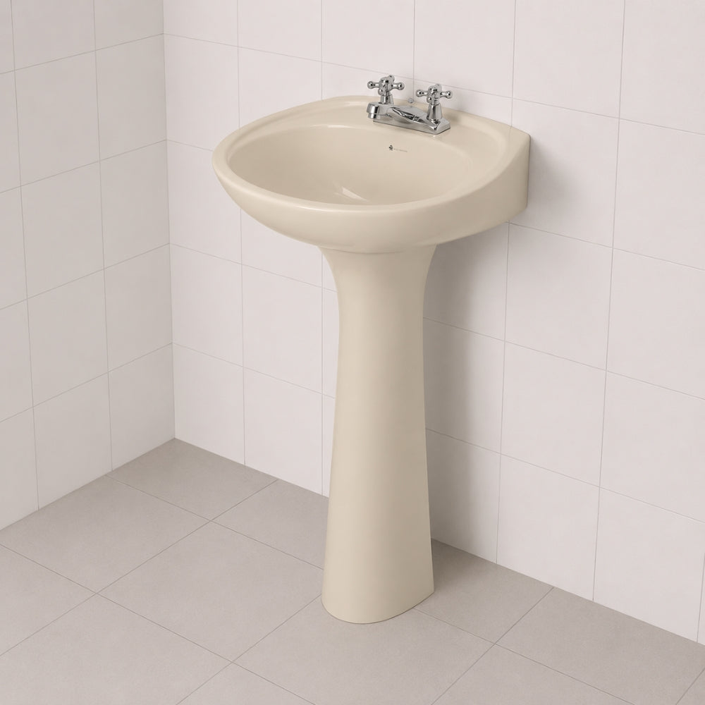 LAVAMANOS CON PEDESTAL FV GALA COLOR BONE E208-BO