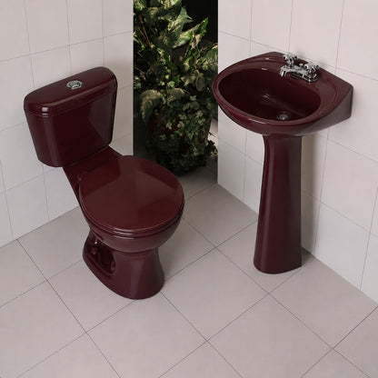 LAVAMANOS CON PEDESTAL FV GALA COLOR MERLOT E208-ME