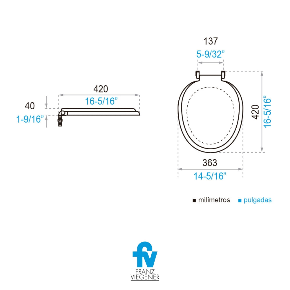 ASIENTO FV UNIVERSAL MILÁN BLANCO E101.08-BL