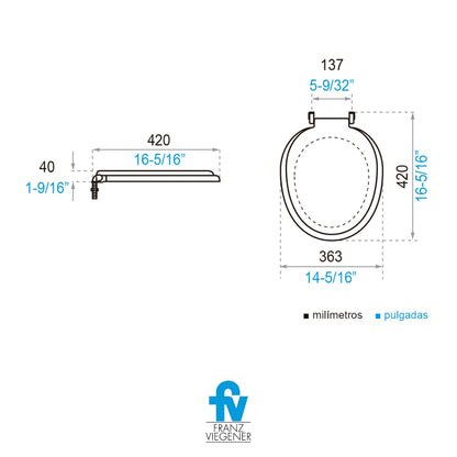 ASIENTO FV UNIVERSAL MILÁN BLANCO E101.08-BL