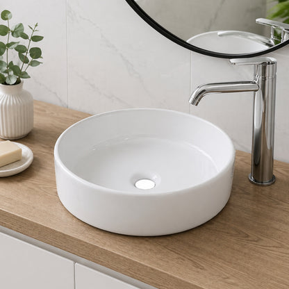 LAVAMANOS DE SOBREPONER HE-V10 BLANCO 360X360X110MM