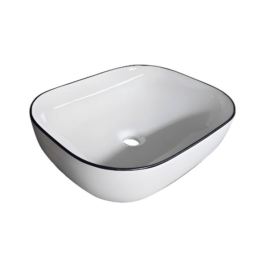 LAVAMANOS DE SOBREPONER        HE-V023 BLANCO/NEGRO 460x330x140mm