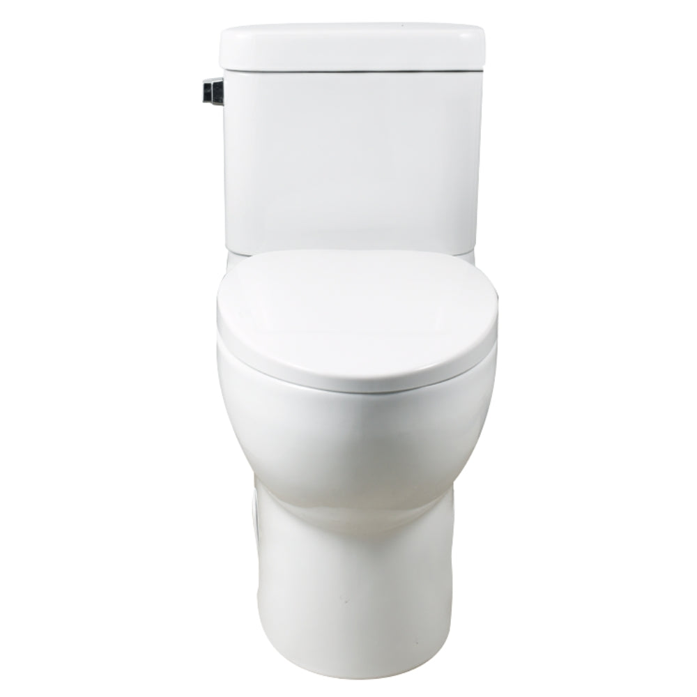 INODORO DOS PIEZAS ELONGADO  HE-2160 COLOR BLANCO 725X390X800MM