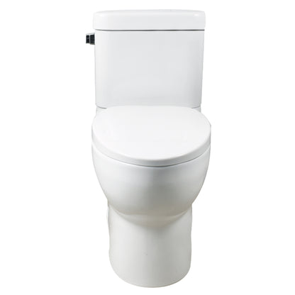 INODORO DOS PIEZAS ELONGADO  HE-2160 COLOR BLANCO 725X390X800MM