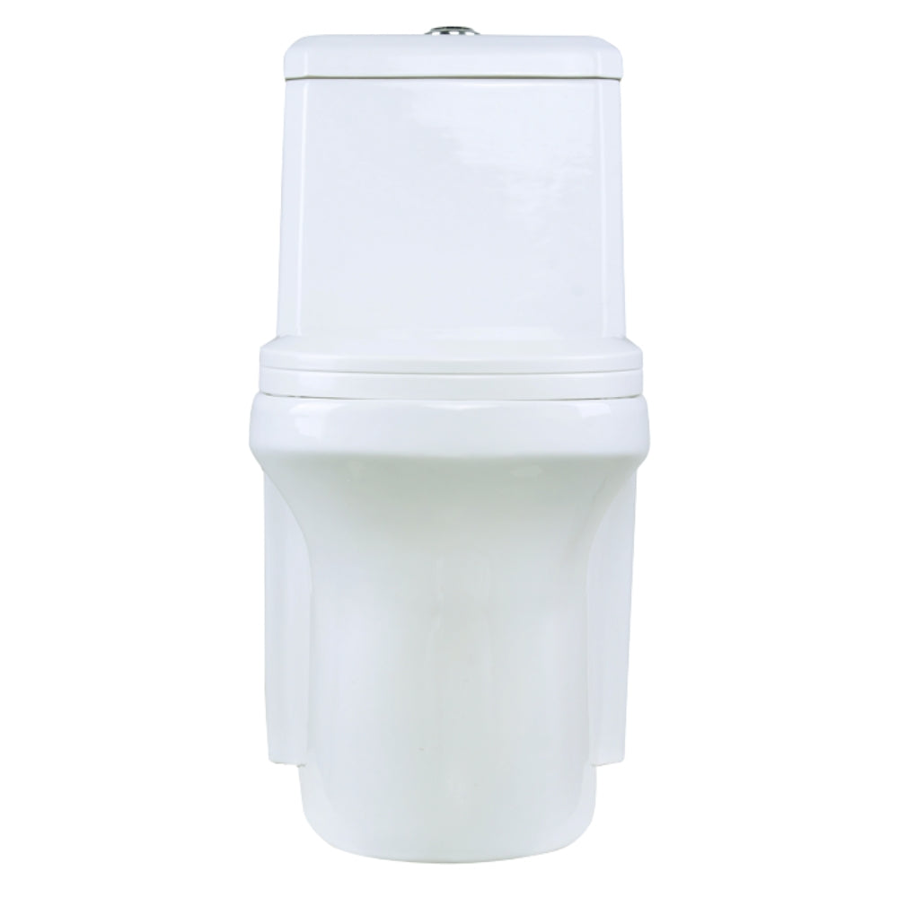 INODORO DOS PIEZAS ELONGADO HE-T809A COLOR BLANCO 40X385X680MM