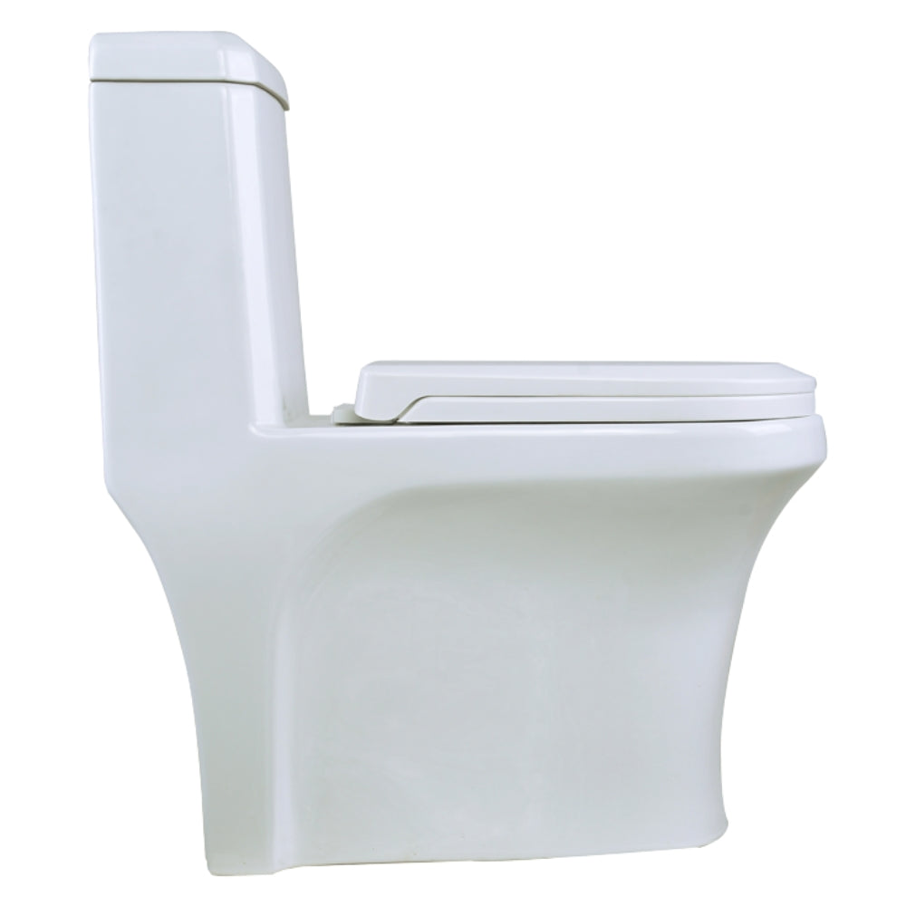 INODORO DOS PIEZAS ELONGADO HE-T809A COLOR BLANCO 40X385X680MM