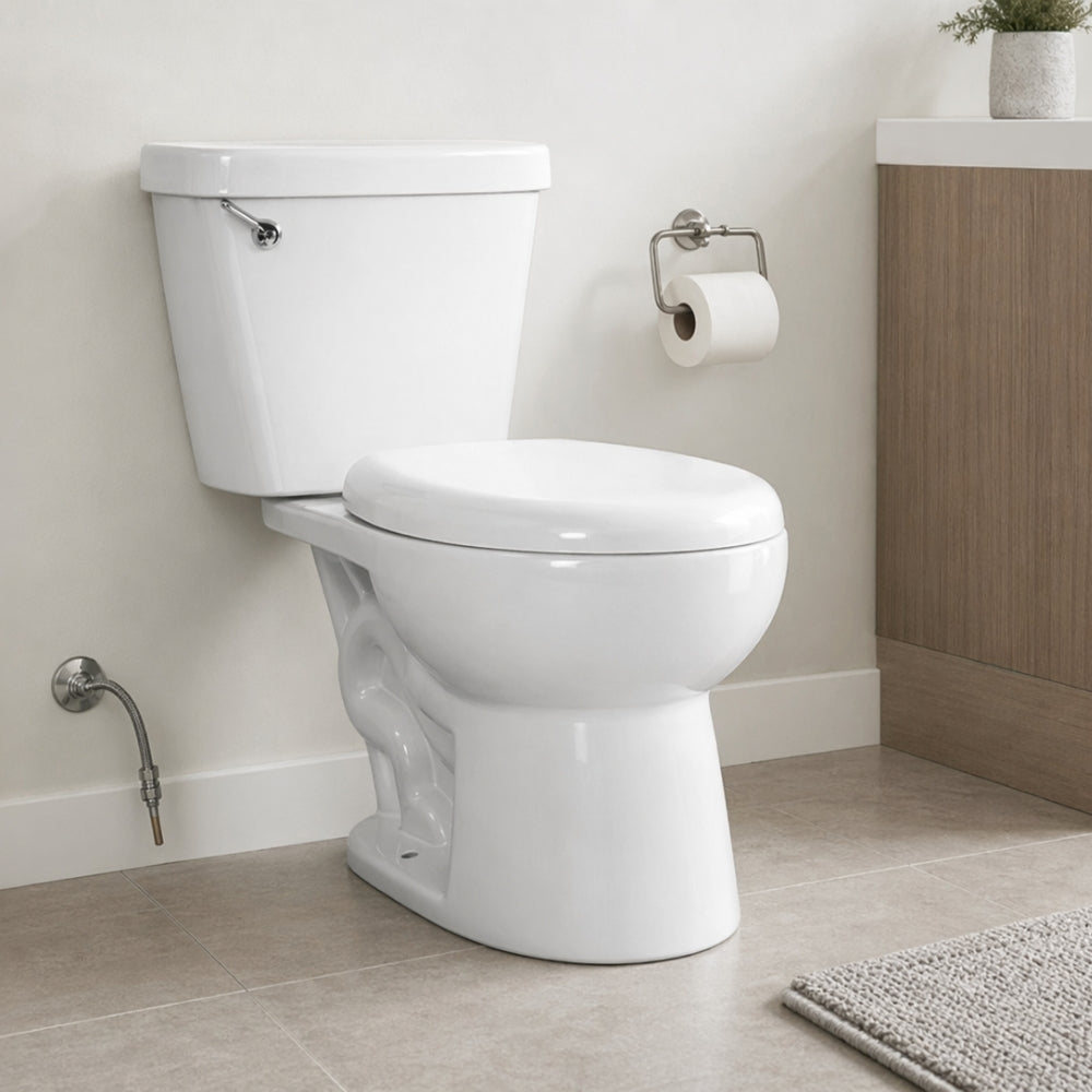 INODORO DOS PIEZAS REDONDO HE-282 COLOR BLANCO 685*475*815MM