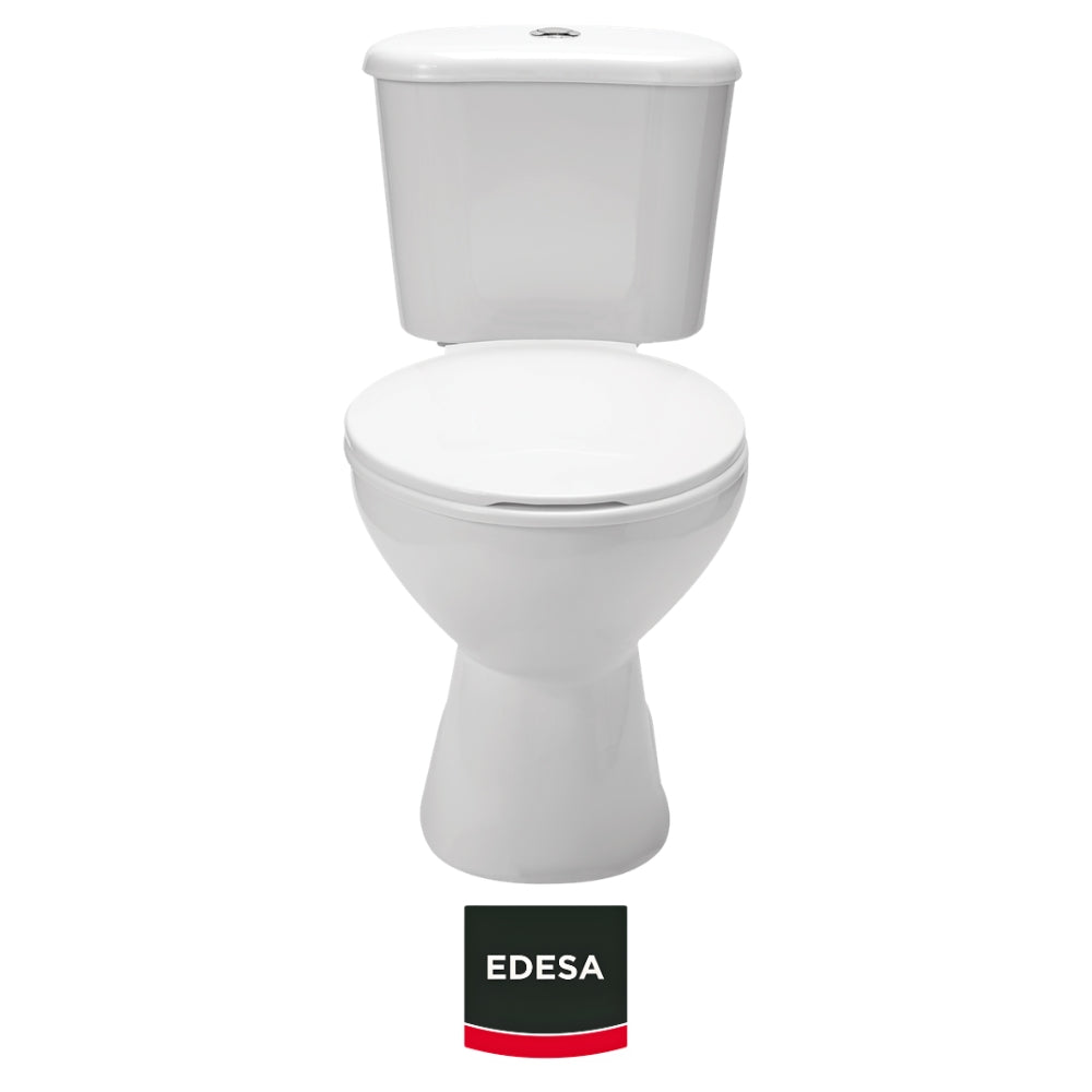 INODORO DOS PIEZAS REDONDO COLOR BLANCO ANDES DUAL FLUSH EDESA