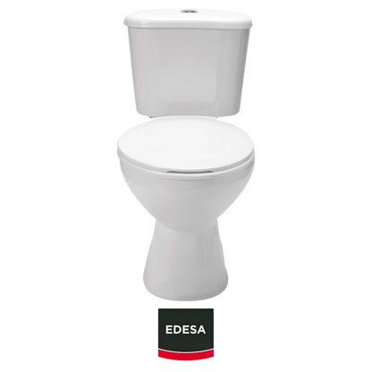 INODORO DOS PIEZAS REDONDO COLOR BLANCO ANDES DUAL FLUSH EDESA