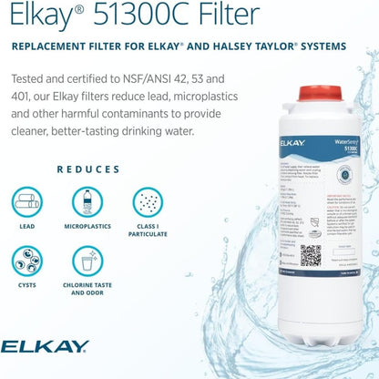 FILTRO DE AGUA DE REPUESTO PARA SISTEMA ELKAY  WATERSENTRY  51300C