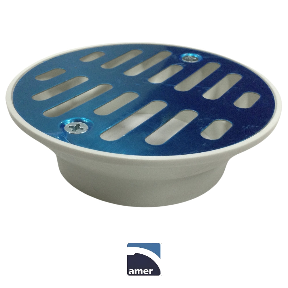 PARRILLA PLASTICA PARA BAÑO 2 PULGADAS AMER