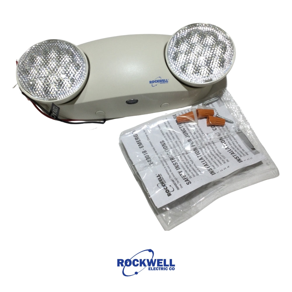 LAMPARA DE EMERGENCIA LED OVALADA 24 LED 50/60HZ 85/265V
