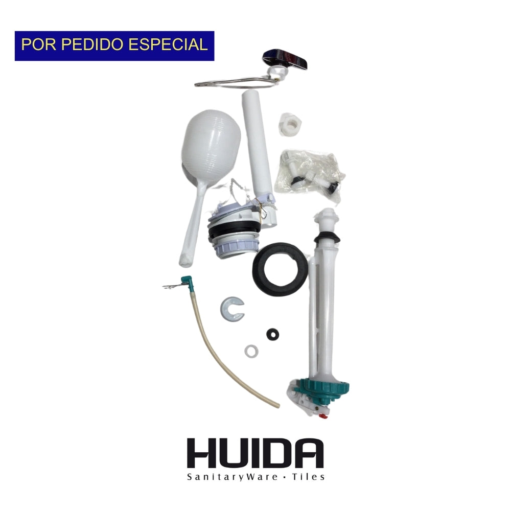 JUEGO DE FERRETERIA PARA INODOROS HUIDA