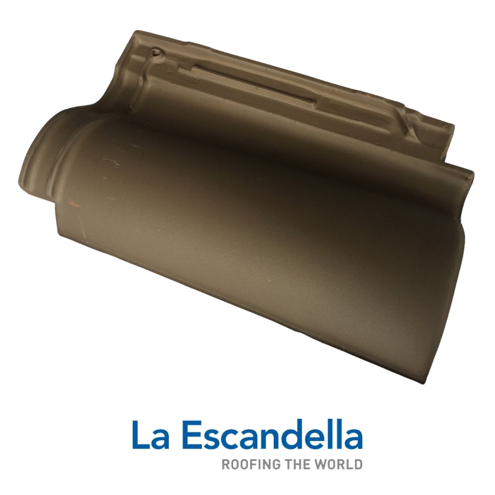 TEJA ARCILLA MIXTA GRANDE MARRON 47X28.6CM LA ESCANDELLA (TGMP)