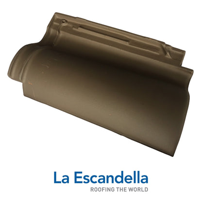 TEJA ARCILLA MIXTA GRANDE MARRON 47X28.6CM LA ESCANDELLA (TGMP)