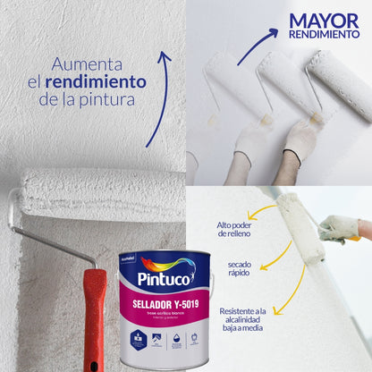 PINTURA BASE PARA SELLADO DE PARED GL Y-5019