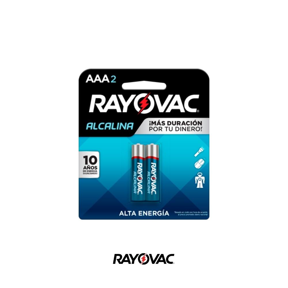 BATERIA ALCALINA AAA-2 RAYOVAC