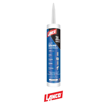 SILICON INDUSTRIAL BLANCO 10 OZ SS897-18 LANCO