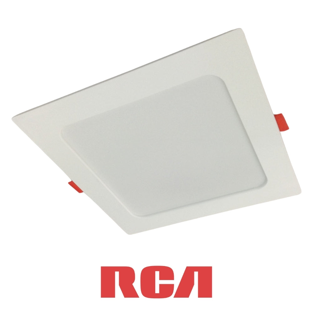 PANEL LED EMPOTRABLE CUADRADO LUZ DIA 12W 85-277V 630LM RCA (RLSLD12W)
