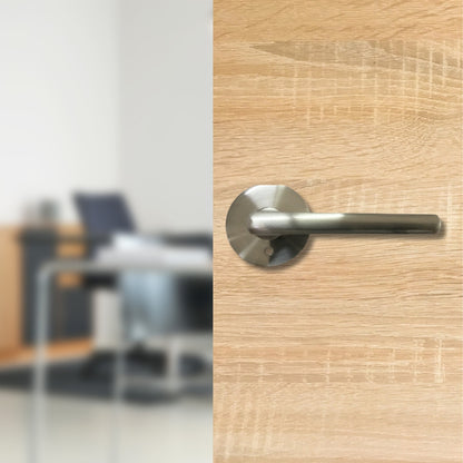 CERRADURA DE MANIJA DE BAÑO SATIN NIQUEL 50243-BK-E  LOCKPRO
