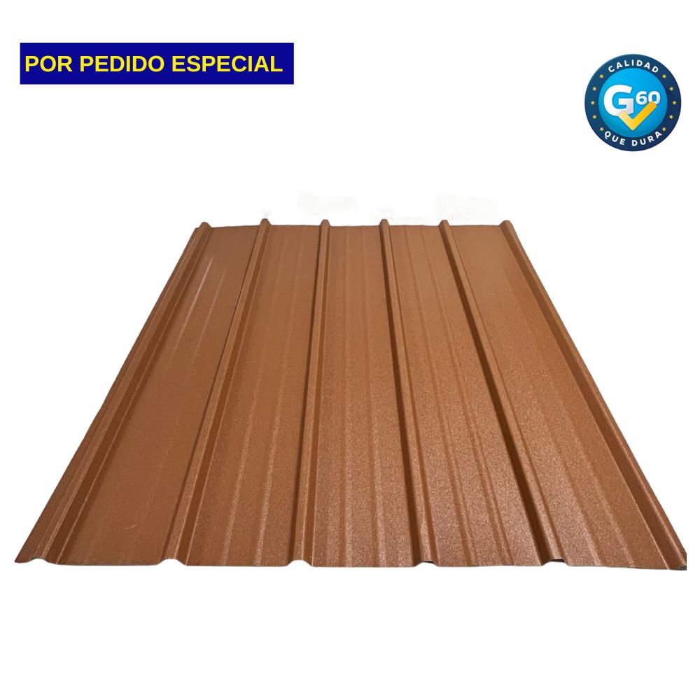 LAMINA DE ZINC CANAL ANCHO F2   TERRA MATE CALIBRE 26 (MTS)