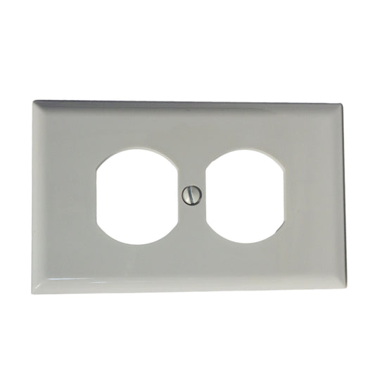 TAPA PARA TOMACORRIENTE DOBLE BLANCA