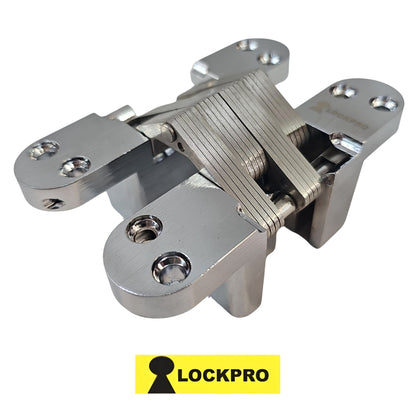 BISAGRA OCULTA 40MM SATIN NIQUEL 2544 LOCKPRO