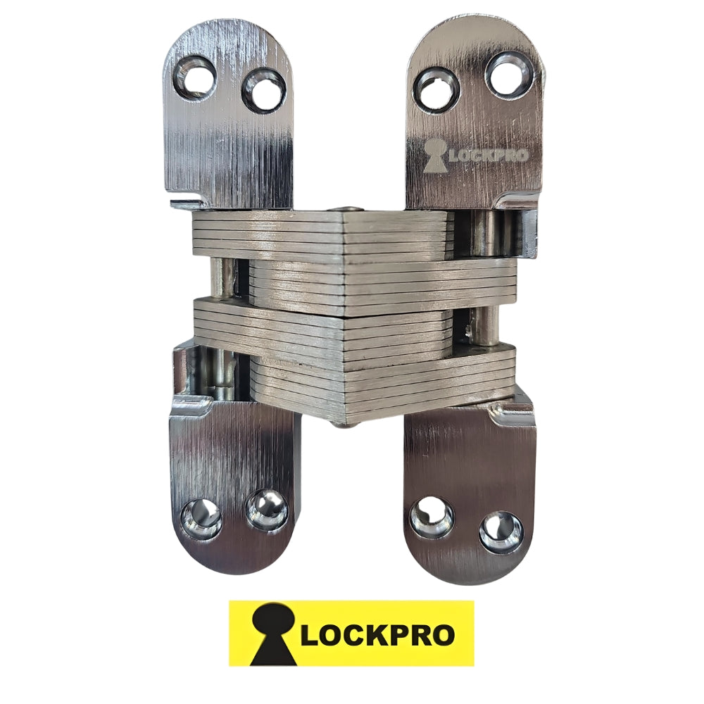 BISAGRA OCULTA 40MM SATIN NIQUEL 2544 LOCKPRO
