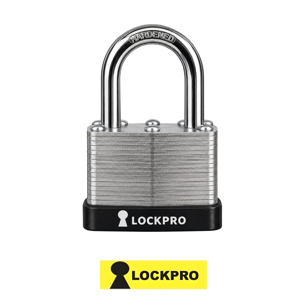 CANDADO LAMINADO DE 30MM GRIS  LOCKPRO