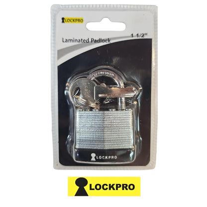 CANDADO LAMINADO DE 40MM GRIS  LOCKPRO