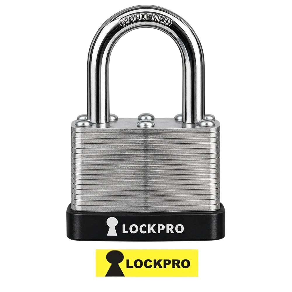 CANDADO LAMINADO DE 50MM GRIS  LOCKPRO