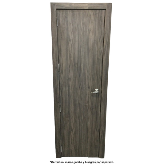 PUERTA DE MELAMINA 2 PIES X 7 PIES ROBLE NEWMAN MESURA (FAB)