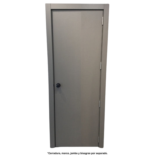 PUERTA DE MELAMINA 2 PIES X7 PIES ALUMINIO CAVA MOON (FAB)