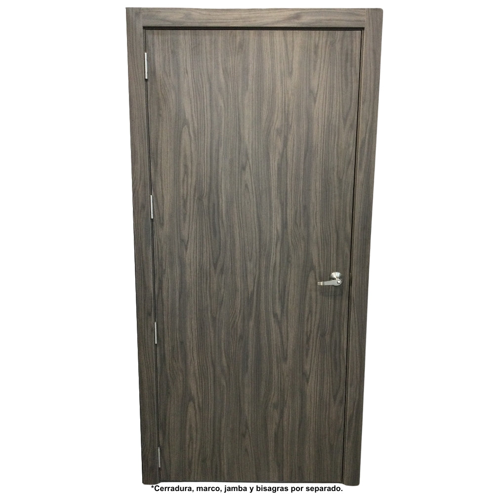 PUERTA DE MELAMINA 3 PIES X 7 PIES ROBLE NEWMAN MESURA (FAB)