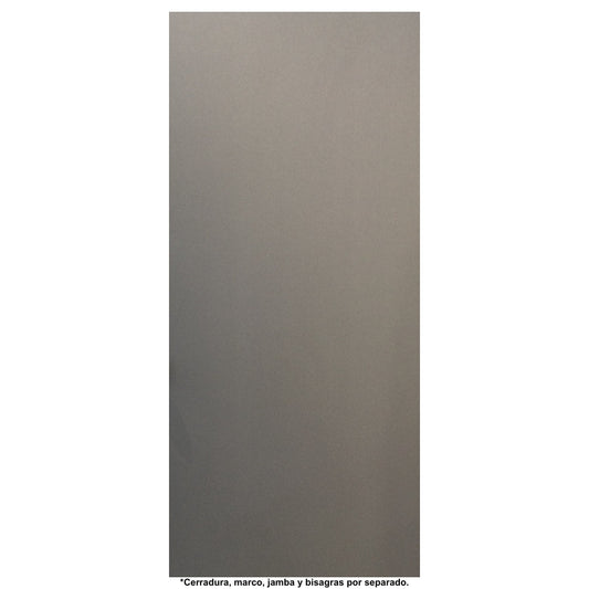 PUERTA DE MELAMINA 3 PIES X 7 PIES ALUMINIO CAVA MOON (FAB)