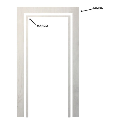 MARCO 2.40M * 15MM + JAMBA BOHEMIAM BLANCO BOREAL (FAB)