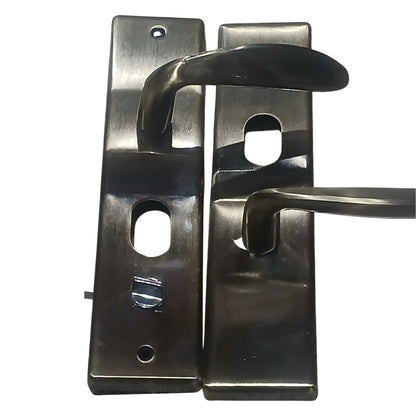 CERRADURA CON MANIGUETA Y CILINDRO PARA PUERTA MULTIPUNTOS BRONCE IZQUIERDA SECURE