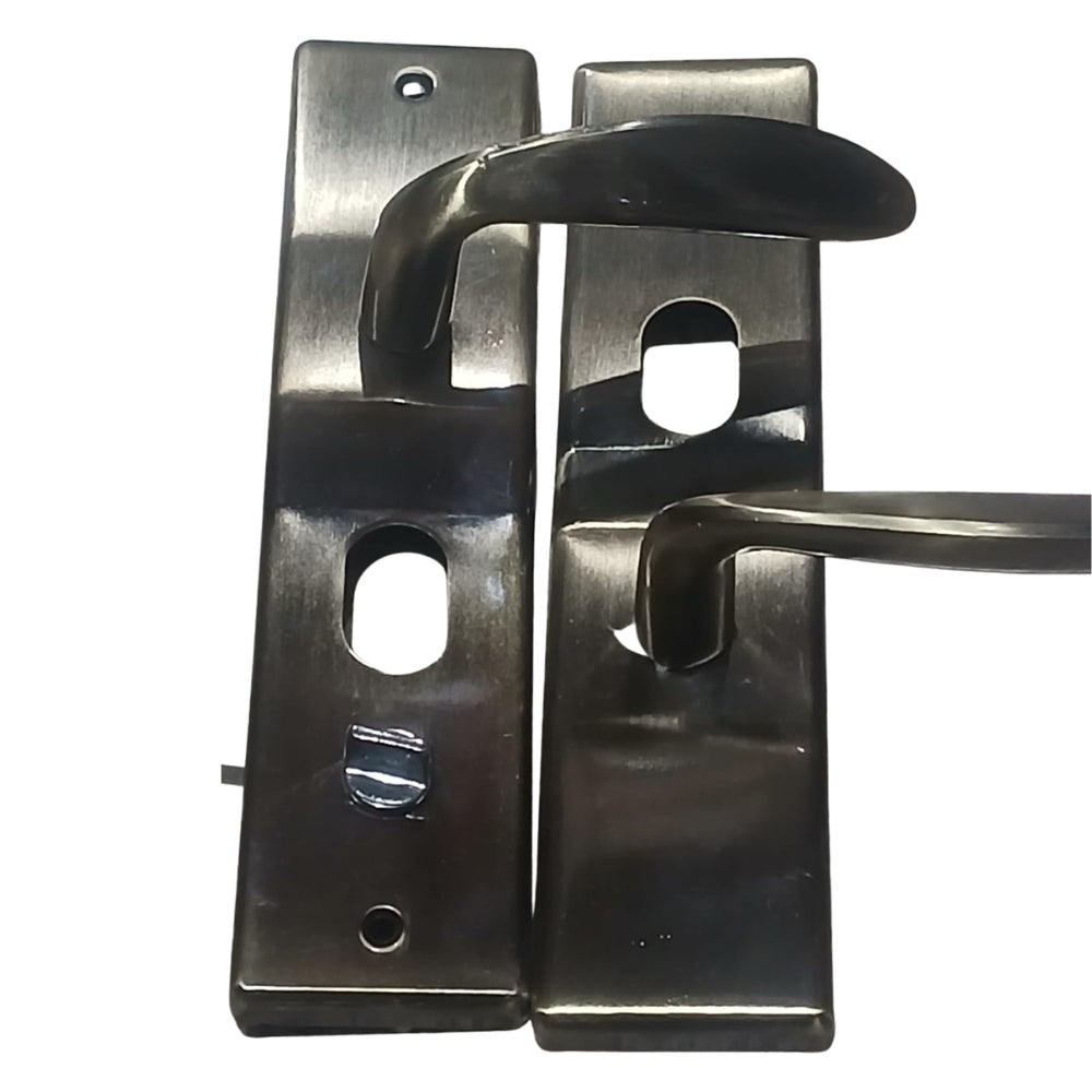 CERRADURA CON MANIGUETA Y CILINDRO PARA PUERTA MULTIPUNTOS BRONCE IZQUIERDA SECURE