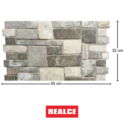 REVESTIMIENTO CERAMICO REALCE 32701 ROCK VULCAN 32x55CM 1.39M2/CAJA