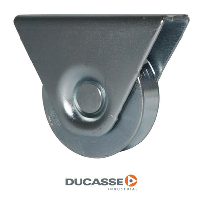 RUEDA CON BASE PARA PORTONES DE 70 MM