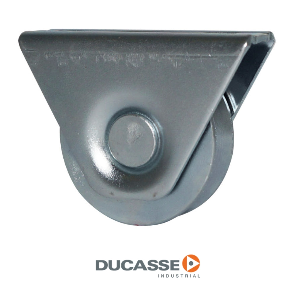 RUEDA CON BASE PARA PORTONES DE 60 MM