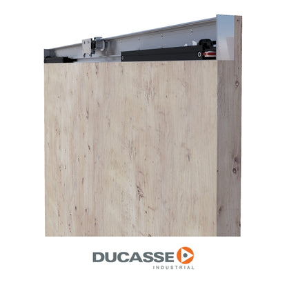 KIT DN-50 RIEL OCULTO 1.20 MTS DUCASSE