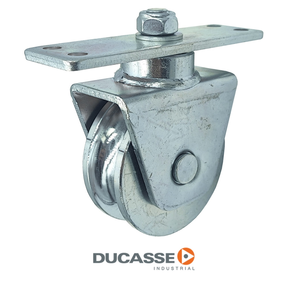 RUEDA C/BASE ROTATORIA OMEGA 80MM DUCASSE