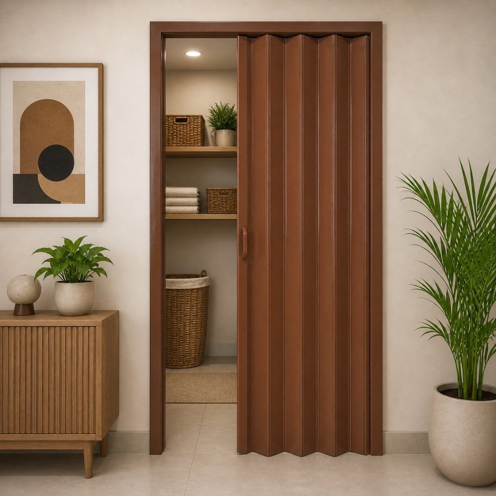 Tamakun PUERTA PLEGABLE PVC 20330X945X6MM CHOCOLATE (F6101DB2)